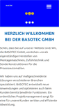 Mobile Screenshot of basotec.de