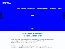 Tablet Screenshot of basotec.de